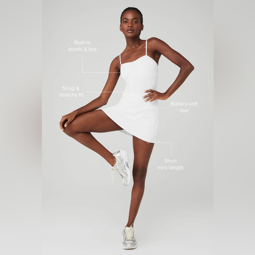 ALO Yoga White Mini Dress